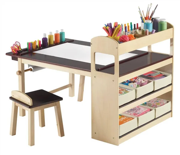 Guidecraft Deluxe Art Center - Size: Kids