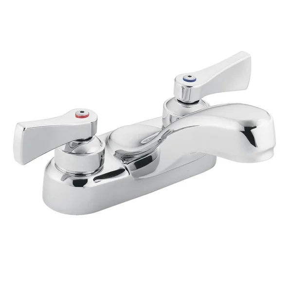 Moen 8210SMF12 M-Dura Chrome Two-Handle Centerset Bathroom Faucet