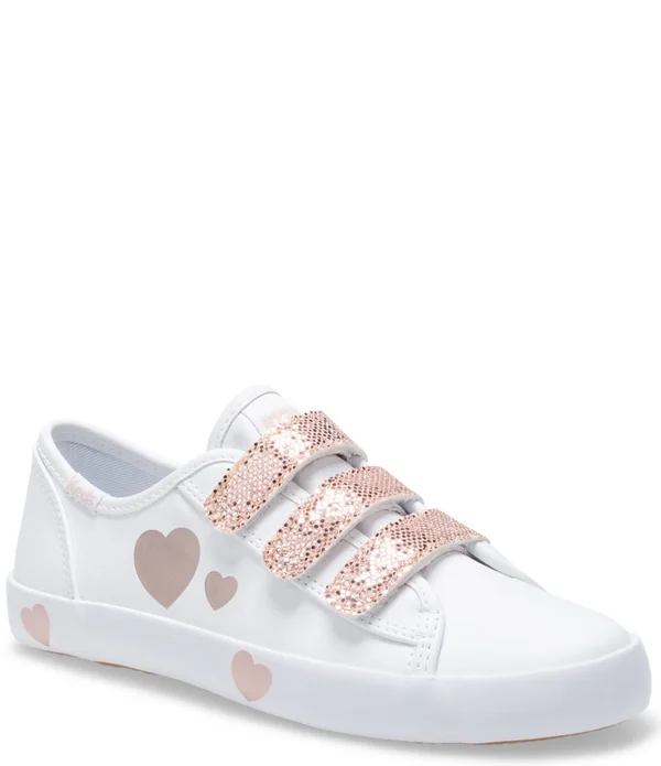 Keds Big Kid Kickstart 3V - Girl's, Size: 4, White