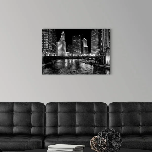Chicago River - Canvas Wall Art, 30x20, Great Big Canvas