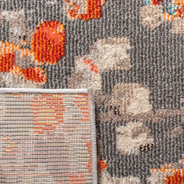 Safavieh Clearance Madison 400 MAD425E Grey/Blue Rug, 2&2x22x12&0x22 - Runner