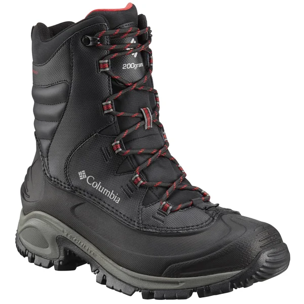 Columbia Bugaboot III Men's Black/Bright Red - 10.5, Wide