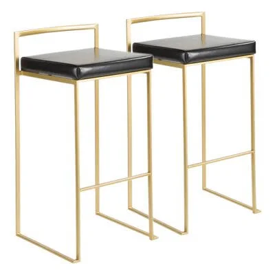 Elena Counter & Bar Stool Willa Arlo Interiors Upholstery: Green Velvet, Frame Color: Gold, Seat Height: Bar Stool (30.75x22