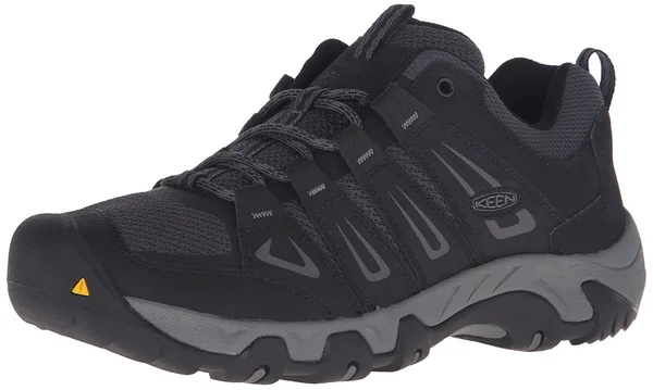 Keen Men's Hiking Shoe OakRidge, 14, Black/Gargoyle