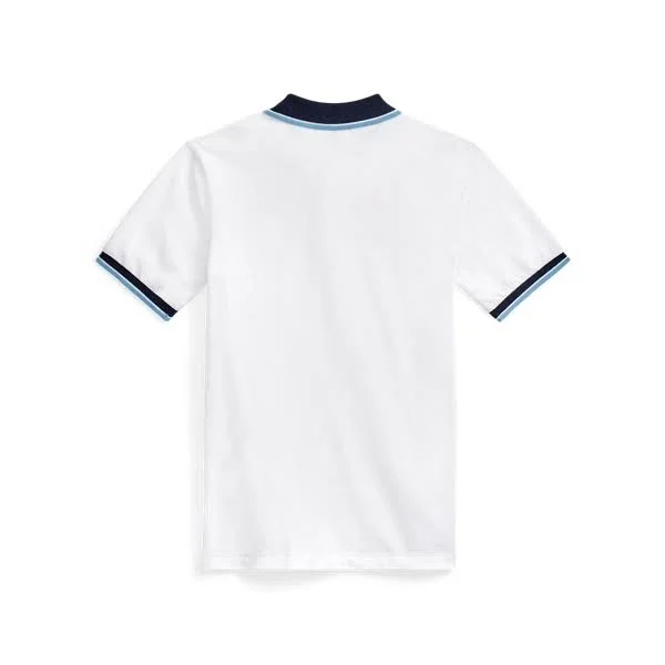 Ralph Lauren Boy's Big Pony Crest Cotton Polo - Size XL in White