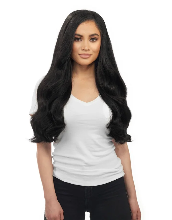 BELLAMI Khaleesi 280g 20x22 Jet Black (1) Hair Extensions
