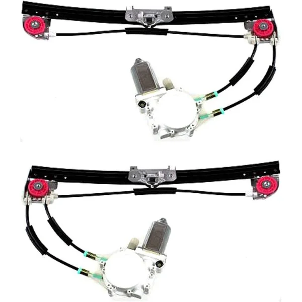 Replacement Window Regulator - Power Rear, Driver and Passenger Side, 1-year Unlimited-mileage Warranty SET-REPB491701