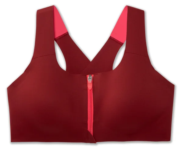 Brooks Dare Zip High Impact Wire-Free Bra - Womens - Beet - 30 A/B