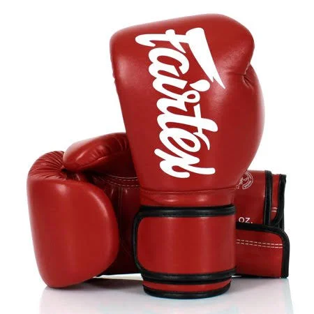 Fairtex Microfibre Boxing Gloves Muay Thai Boxing - BGV14 (Red, 12oz), Size: One size, BGV14 Red