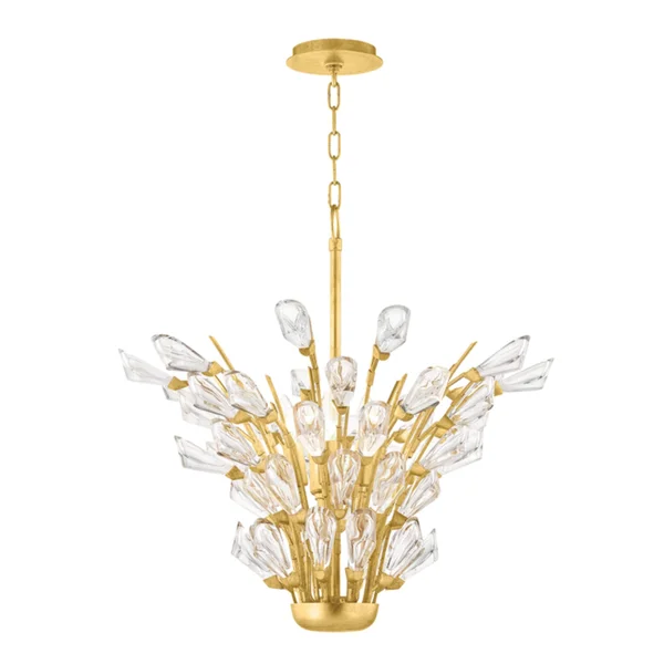 Hudson Valley 7221-GL Tulip 5 Light Chandelier