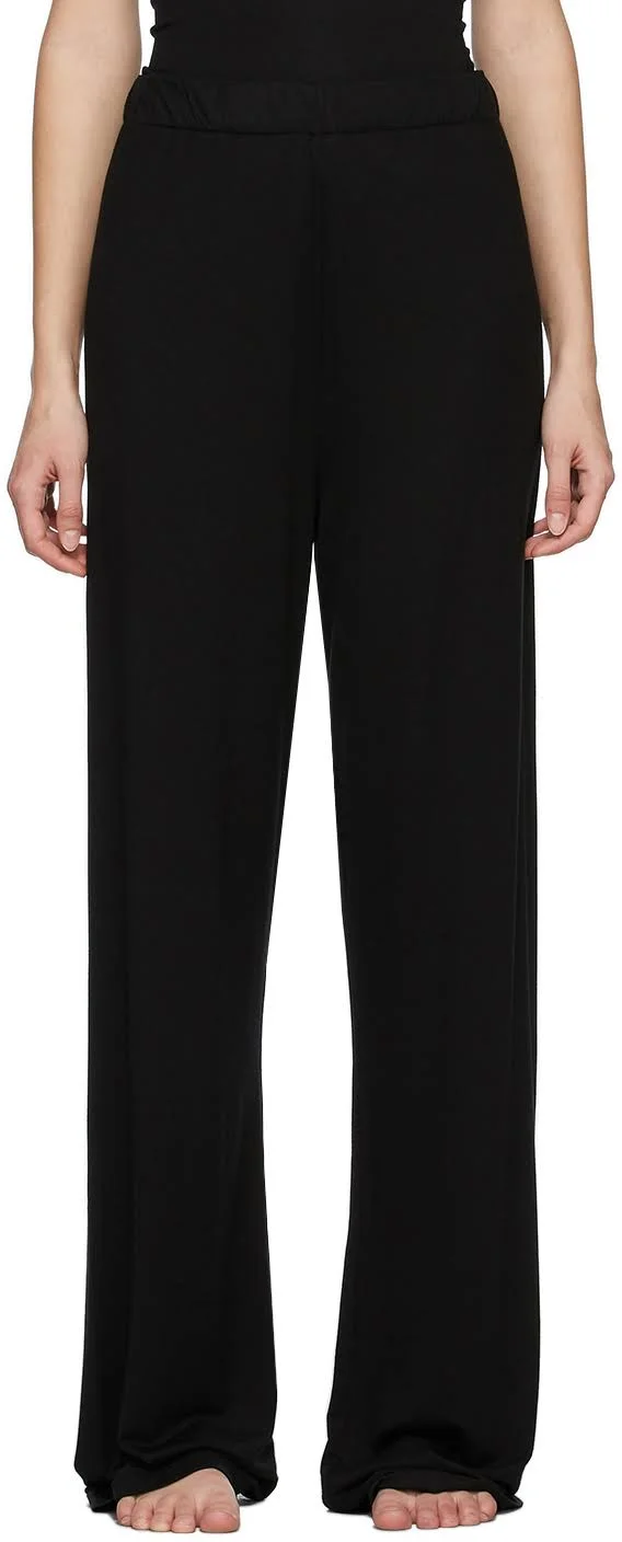 SKIMS Black Sleep Trousers