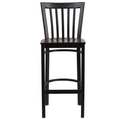 Chafin Solid Wood 29x22 Bar Stool Winston Porter Color: Walnut