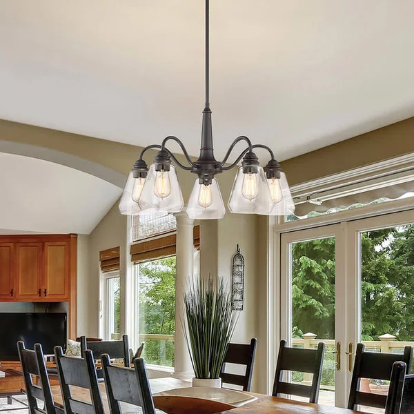Altair Lighting LED 5 Arm Chandelier