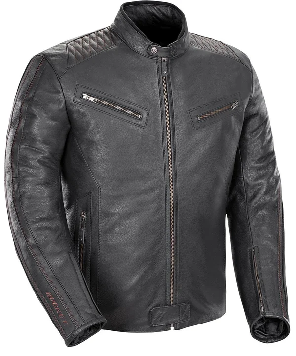 Joe Rocket Vintage Rocket Jacket Black/Black (Black - Large)
