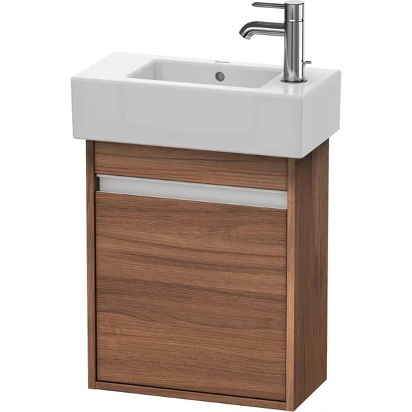 Duravit Ketho KT6629L7979 Wall Mounted Vanity Unit - Natural Walnut