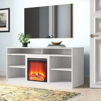 Addyson TV Stand for TVs Up to 65x22 with Fireplace Included Lark Manor Color: White
