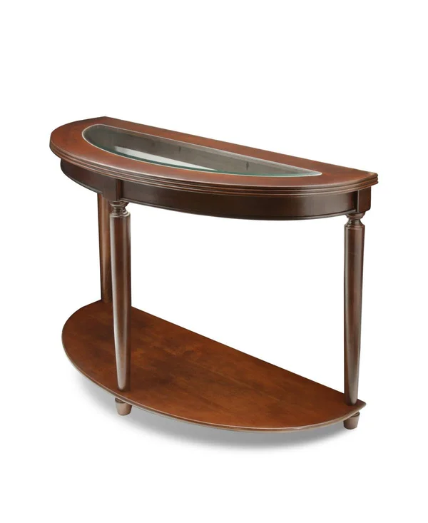 Chrinus Dark Cherry Console Table - Medium Brown