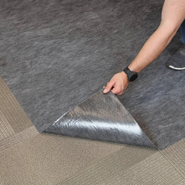 Pig Carpet Protection Mat - Fluids Absorbed Grease, Oils, Water, Size 3 ft x 25 ft Model: GRPCP36206-GY