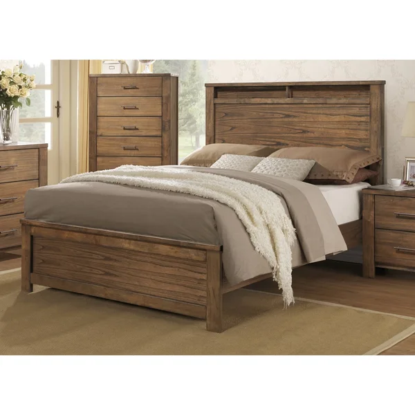 Progressive Furniture Brayden Bed in Satin Mindi-King