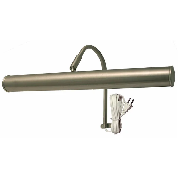 Picture Light 14& Brushed Nickel Goose Neck Style _PCTR14BN