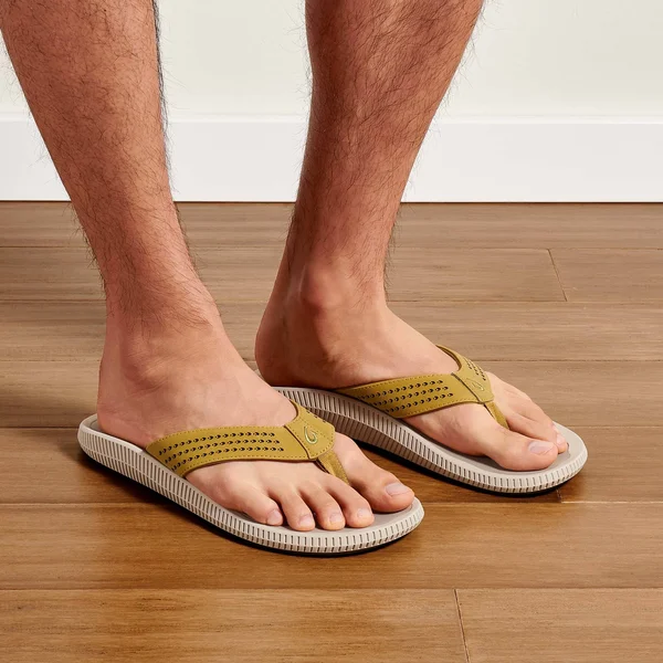 Olukai Ulele - Limu - Mineral Grey - Men’s Beach Sandals