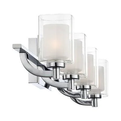 Funderburk Dimmable Vanity Light Birch Lane Finish: Polished Chrome, Number of Lights: 4