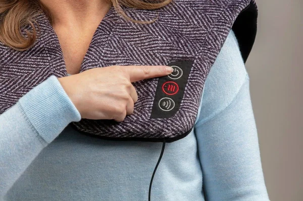 Homedics Weighted Massage Wrap with Soothing HEAT - HCM-350HJ-2