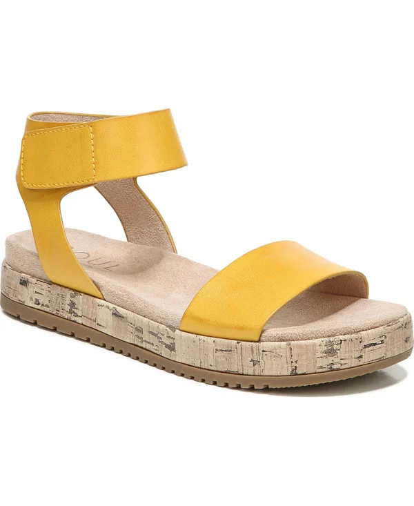 Soul Naturalizer Detail Ankle Strap Sandals - Sunshine