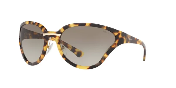 Prada 0PR 22VS Catwalk 7S04M1 Medium Havana Butterfly Sunglasses