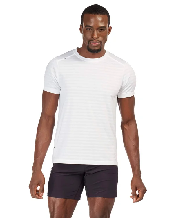Rhone Swift Short-Sleeve Shirt - Men's White, L