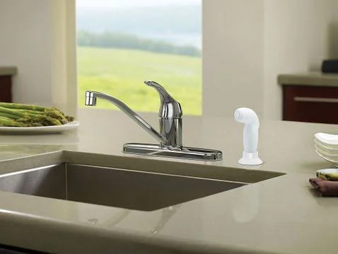Moen Ca87551 Adler Single-Handle Kitchen Faucet - Chrome