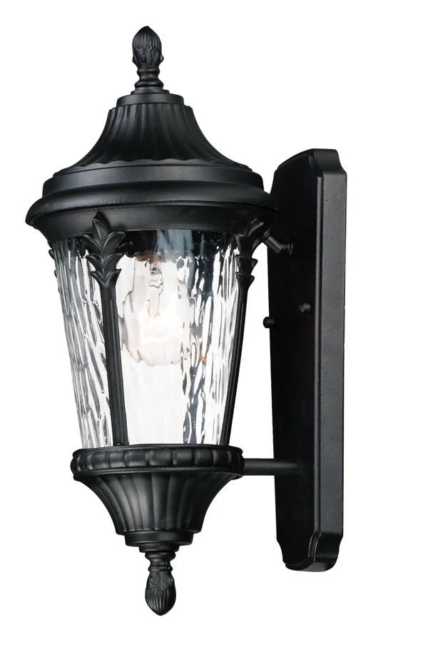 Maxim Sentry Outdoor Wall Mount Black 1 Light 3053WGBK