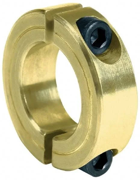 Climax Metal Products 2-11/16x22 Bore - Steel, Two Piece Clamping Shaft Collar - 4x22 Outside Diam, 7/8x22 Wide, Part #CR2C-268