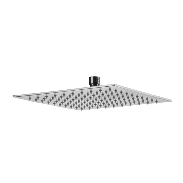 Jaclo Cubix 10x22 Wall/Ceiling Mount Single-Function Square Rain Machine Showerhead in Pewter - Flow Rate: 1.5 GMP, SKU: S211-1.5