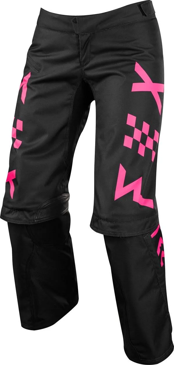 Fox Racing Women's Switch Pants Size 6 Black/Pink