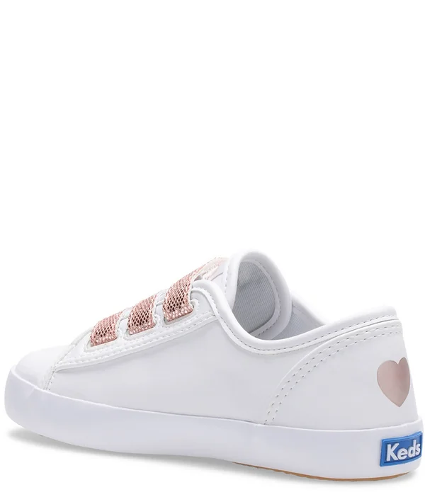 Keds Big Kid Kickstart 3V - Girl's, Size: 4, White