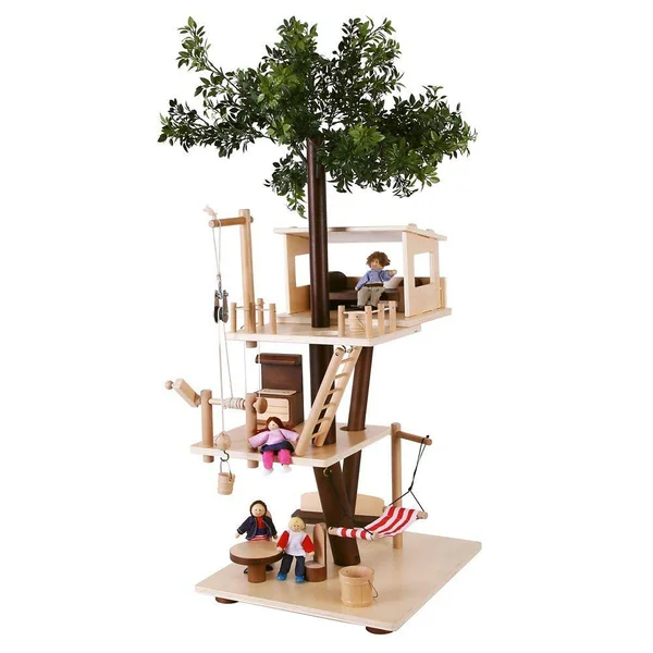 EverEarth Wooden Tree House Playset