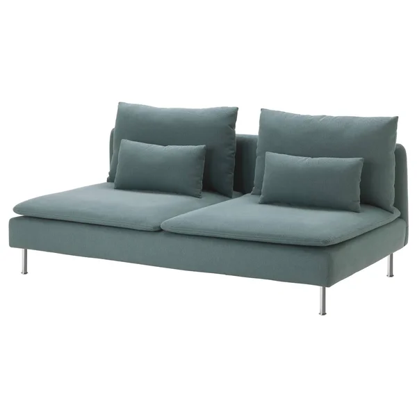 IKEA - S鰀erhamn Sofa Section - Finnsta Turquoise, Width: 73 1/4