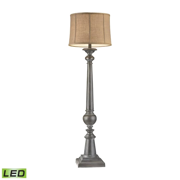 Dimond D2991 Mycroft 1 Light Floor Lamp in Black Ash - 65 x 18.8 x 18.8 inches