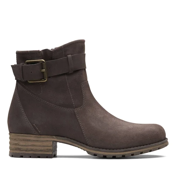 Women's Clarks Marana Amber Ankle Boot, Size: 6, Taupe Suede