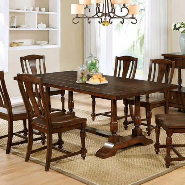 Griselda Brown Cherry Dining Table from Furniture of America