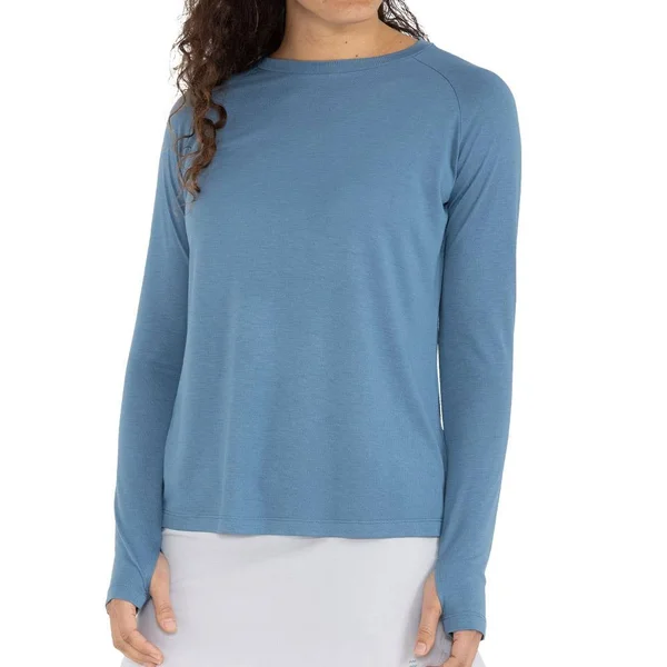 Free Fly Women's Bamboo Weekender Long Sleeve Willow Green, XL