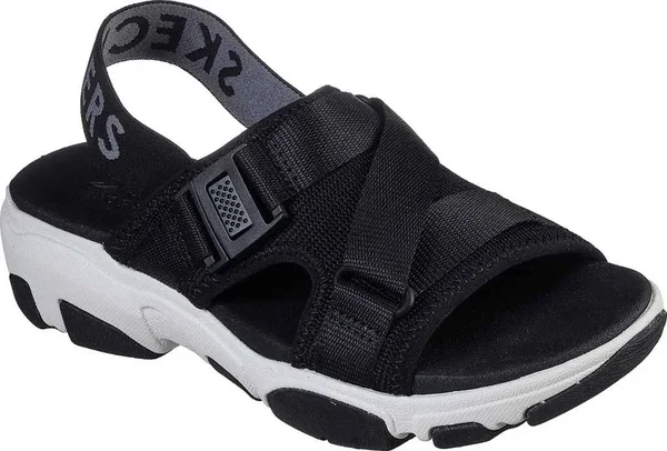 Women's Skechers Daddy-O Dibs Slingback Sport Sandal, Size: 5, Black
