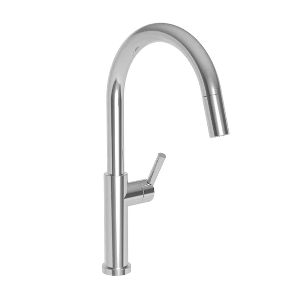 Newport Brass East Linear Pull Down Kitchen Faucet Stainless Steel PVD