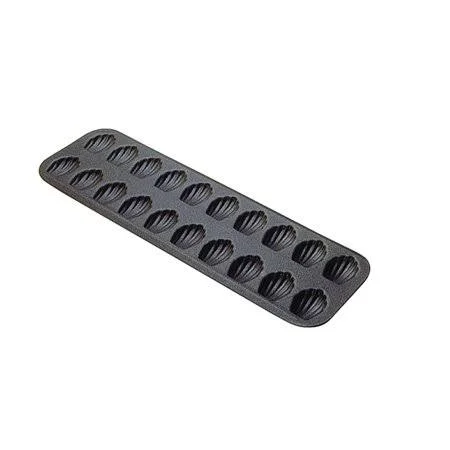 20 Imprint 15.5 by 5.5 inch Nonstick MADELEINE Sheet, Oven-Proof by Paderno World Cuisine, Size: One Size