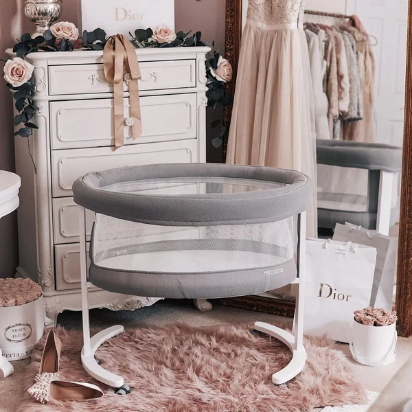 Micuna Smart Luce Bassinet White/White Fabric