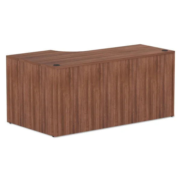 Alera Valencia Series Corner Credenza Shells - 65W x 35.38d x 29.5h, Modern Walnut