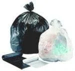 40-45 Gallon Trash Bags - High Density, 16 microns, 40x22 x 48x22 250, Case