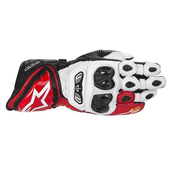 Alpinestars GP Tech Gloves White Red Black 3XL