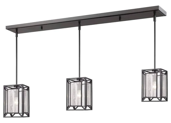 Z-Lite 6005MP-3BRZ Braum 3 Light Island/Billiard, Bronze